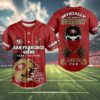 San Francisco 49ers Custom Baseball Jersey Coolest Niners 49ers Fans 4 4