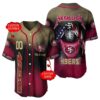 San Francisco 49ers Metallica Personalized Baseball Jersey 1 1