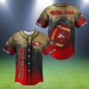 San Francisco 49ers NFL Baseball Jersey Shirts 2 2