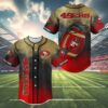 San Francisco 49ers NFL Baseball Jersey Shirts 4 4