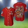 San Francisco 49ers NFL Custom Name Baseball Jersey 2 2