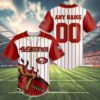 San Francisco 49ers Personalized Baseball Jersey 4 4