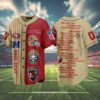 San Francisco 49ers Personalized Baseball Jersey Football Fans 4 4