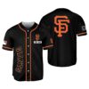 San Francisco Giants Black Custom Baseball Jersey 1 1