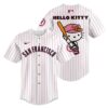 San Francisco Giants Hello Kitty Night Stripe Baseball Jersey 1 1