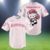 Seattle Mariners Hello Kitty Stripe Baseball Jersey 2 2