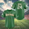 Seattle Mariners Irish Heritage Night 2025 Baseball Jersey 4 4