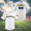 Seattle Mariners Pokemon GO Baseball Jersey 2025 4 4