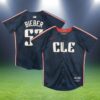 Shane Bieber Cleveland Guardians Official Jersey 2 2