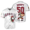 Snoopy Cheap Los Angeles Angels Jerseys 1 1