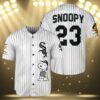 Snoopy Chicago White Sox Jerseys Baseball 3 3