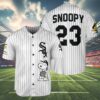 Snoopy Chicago White Sox Jerseys Baseball 4 4