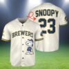 Snoopy Milwaukee Brewers Retro Jersey Baseball 2 2