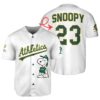 Snoopy Oakland Athletics Baseball Jersey 1 1