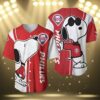 Snoopy Philadelphia Phillies Baseball Jersey 3 3