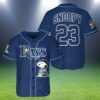 Snoopy Tampa Bay Rays Baseball Jersey 2 2