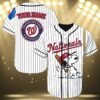 Snoopy Washington National Baseball Jersey 3 3