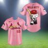 St Louis Cardinals Hello Kitty 50th Anniversary Baseball Jersey 2 2