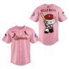 St Louis Cardinals Hello Kitty Night 2025 Pink Baseball Jersey 1 1