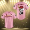 St Louis Cardinals Hello Kitty Night 2025 Pink Baseball Jersey 3 3