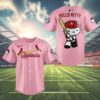 St Louis Cardinals Hello Kitty Night 2025 Pink Baseball Jersey 4 4