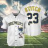 Stitch Milwaukee Brewers Jersey Cheap 4 4