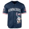 Stitch Minnesota Twins Baseball Jersey 1 1