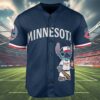 Stitch Minnesota Twins Baseball Jersey 4 4