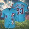 Stitch Phillies Baseball Jersey MLB 4 4