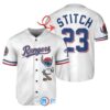 Stitch Texas Rangers White Jersey Cheap 1 1