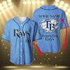 Tampa Bay Rays Baseball Jersey Personalized 3 3