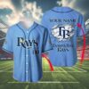 Tampa Bay Rays Baseball Jersey Personalized 4 4