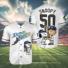 Tampa Bay Rays Snoopy Baseball Jersey 4 4