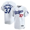 Teoscar Hernandez Dodgers Jersey Baseball White 1 1