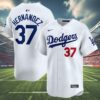 Teoscar Hernandez Dodgers Jersey Baseball White 4 4