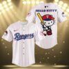 Texas Rangers Hello Kitty Night 2025 Stripe Baseball Jersey 3 3