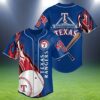 Texas Rangers MLB Personalized Baseball Jersey 2 2