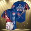 Texas Rangers MLB Personalized Baseball Jersey 3 3