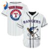 Texas Rangers Snoopy Baseball Jersey Personalized 1 1