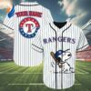 Texas Rangers Snoopy Baseball Jersey Personalized 4 4