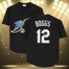 Wade Boggs Rays Baseball Jersey Black 3 3