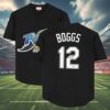 Wade Boggs Rays Baseball Jersey Black 4 4