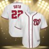 Washington Nationals Juan Soto Jersey Baseball Majestic 3 3