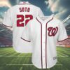 Washington Nationals Juan Soto Jersey Baseball Majestic 4 4