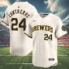 William Contreras Brewers Cream City Jersey 4 4